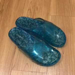 Topshop jelly slides